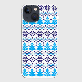 Чехол для iPhone 13 mini с принтом Сибирская зима 2022 в Кировске,  |  | елка | зима | россия | сибирь | снежинка