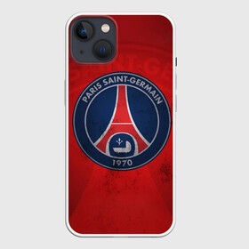 Чехол для iPhone 13 с принтом Paris Saint Germain в Кировске,  |  | eiffel tower | emblem | football | football club | paris | paris saintgermain | psg | sports | пари сен жермен | париж | псж | спорт | футбол | футбольный клуб | эйфелева башня | эмблема