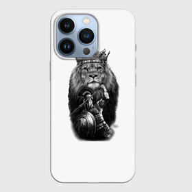 Чехол для iPhone 13 Pro с принтом Лев Король в Кировске,  |  | animals | вмиреживотных | животные | животныймир | звери | зверь | король | лев | питомец | природа