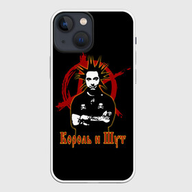 Чехол для iPhone 13 mini с принтом Король и Шут (анархия) в Кировске,  |  | anarchy | hard rock | heavy metal | punk rock | punks not dead | rock music | rocknroll | russian rock | анархия | горшок | князь | король и шут | металлист | михаил горшенёв | панк | панк рок | рок музыка | рокер | рокнролл | русский рок