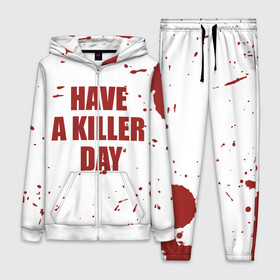 Женский костюм 3D с принтом blood have a killer day Dexter в Кировске,  |  | blood | dexter | have a killer day | брызги крови | декстер | кровь | правосудие декстера | хэллоуин