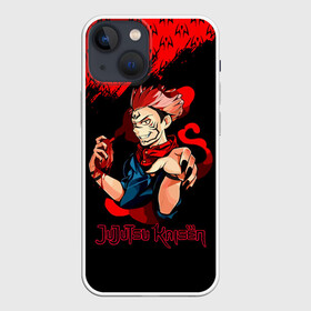 Чехол для iPhone 13 mini с принтом Рёмен Сукуна | Магическая битва в Кировске,  |  | anime | imaginary demon | jujutsu kaisen | king of curses | manga | ryomen sukuna | sorsery fight | аниме | двуликий призрак | джутсу кайсен | дзюдзюцу кайсэн | король проклятий | магическая битва | манга | проклятия | проклятый дух