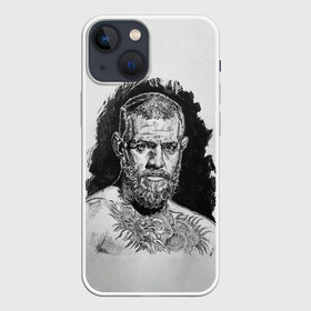 Чехол для iPhone 13 mini с принтом Конор МакГрегор | Conor McGregor в Кировске,  |  | conor mcgregor | fighter | irish | m1 | martial | mixed | the notorious | ufc | ufs | wrestling | боевые | боец | борьба | единоборства | ирландский | искусства | конор макгрегор | м1 | мма | печально известный | смешанные | юфс