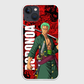 Чехол для iPhone 13 с принтом Ророноа Зоро, One Piece в Кировске,  |  | anime | one piece | roronoa | roronoa zoro | zoro | аниме | большой куш | ван пис | ванпис | ророноа зоро