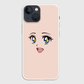 Чехол для iPhone 13 mini с принтом милое аниме лицо в Кировске,  |  | anime | аниме | лицо | смайлик | улыбка