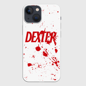 Чехол для iPhone 13 mini с принтом Dexter logo Декстер брызги крови в Кировске,  |  | blood | darkly dreaming dexter | dexter | dexter morgan | logo | брызги крови | декстер | декстер морган | дремлющий демон декстера | кровь | лого | майами | правосудие декстера | судмедэксперт | хэллоуин