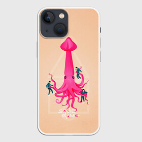 Чехол для iPhone 13 mini с принтом В плену у Кальмара в Кировске,  |  | squid game | игра в кальмара | игра на выживание | сериал | сериалы