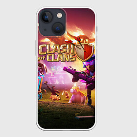 Чехол для iPhone 13 mini с принтом CLASH OF CLANS | СТОЛКНОВЕНИЕ КЛАНОВ в Кировске,  |  | Тематика изображения на принте: clash of clans | clash royale | game | supercell | детская | детям | игра | клаш оф кланс | клаш оф кленс | клеш оф кленс | клэш оф кланс | компьютерная игра | пекка