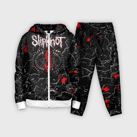 Детский костюм 3D с принтом Slipknot Rock | Слипкнот Музыка Рок Гранж в Кировске,  |  | grunge | logo | metal | music | rock | slipknot | брызги | гранж | группа | капли | козел | краски | кровь | логотип | металл | музыка | надпись | пентаграмма | полосы | потертости | рок | слипкнот | точки | трещины | узор