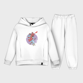 Детский костюм хлопок Oversize с принтом Zombie Heart в Кировске,  |  | arrow | art | hand | heart | zombie | арт | зомби | рука | сердце | стрела