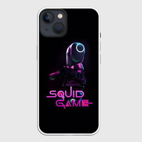 Чехол для iPhone 13 с принтом Игра в кальмара   символ круг в Кировске,  |  | squid game | аноним | игра в кальмара | игра в кальмаров | игра на выживание | игры | круг | маска | сериал | сотрудник | фильм