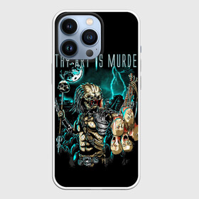 Чехол для iPhone 13 Pro с принтом Thy Art Is Murder   Human Target в Кировске,  |  | death metal | deathcore | thy art is murder | группы | дэткор | метал | музыка | рок | хищник