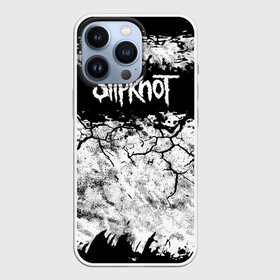 Чехол для iPhone 13 Pro с принтом Надпись Слипкнот Рок Группа ЧБ | Slipknot в Кировске,  |  | grunge | logo | metal | music | rock | slipknot | брызги | гранж | группа | капли | козел | краски | логотип | металл | музыка | надпись | полосы | потертости | рок | слипкнот | точки | трещины | узор | цифры