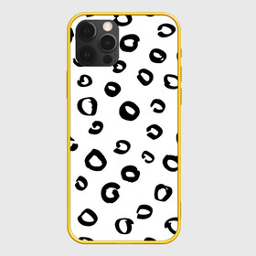 Чехол для iPhone 12 Pro с принтом Леопардовый окрас в Кировске, силикон | область печати: задняя сторона чехла, без боковых панелей | дизайнерский | животные | леопард | паттерн | полный принт | тренд | фул