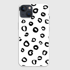 Чехол для iPhone 13 с принтом Леопардовый окрас в Кировске,  |  | дизайнерский | животные | леопард | паттерн | полный принт | тренд | фул