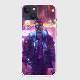 Чехол для iPhone 13 с принтом CYBERPUNK 2077 SAMURAI, ХАОС в Кировске,  |  | cd project red | cyberpunk 2077 | demon | keanu reeves | maelstrom | militech | quadra | samurai | smile | trauma | trauma team | демон | киану ривз | киберпанк 2077 | милитех | самурай | смайл