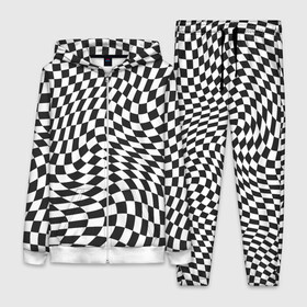 Женский костюм 3D с принтом Черно белая клетка | Black and white squares в Кировске,  |  | free | minimalist | minimum | арт | бежевый | белый | буквы | вебер | горы | девушка | дизайн | женское | живопись | кружки | линии | минимализм | море | пейзаж | природа | редбаббл | стикеры | футболки | цветок