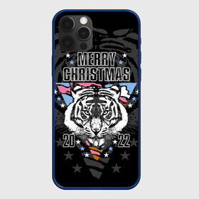 Чехол для iPhone 12 Pro Max с принтом Merry Christmas 2022 в Кировске, Силикон |  | 2022 | beast | merry christmas | new year | predator | stars | stern look | white tiger | year of the tiger | белый тигр | год тигра | звезды | зверь | новый год | суровый взгляд | хищник