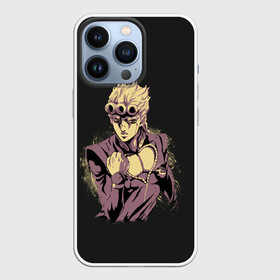 Чехол для iPhone 13 Pro с принтом Giorno Giovanna. Golden Wind в Кировске,  |  | Тематика изображения на принте: adventure | bizarre | brando | dio | giorno | jo | joestar | josuke | jotaro | jovanna | metallica | speedwagon | the | world | абдул | брандо | бруно | джо | джованна | джолин | джорно | джоске | джостар | джотаро | дио | какёин | металлика | невероятные