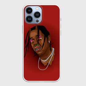 Чехол для iPhone 13 Pro Max с принтом Поплывший Тревис в Кировске,  |  | hip hop | rap | rep | travis scott | исполнители | исполнитель | музыка | реп | трвис скотт | тревис скотт