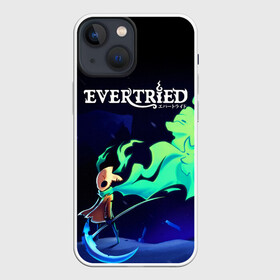 Чехол для iPhone 13 mini с принтом EVERTRIED | ВЕЧНЫЙ ПУТЬ в Кировске,  |  | evertried | fantasy | game | indie | roguelike | башня | вечный путь | игра | инди | маяк | рогалик | роуг лайк | фентези