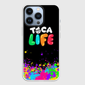 Чехол для iPhone 13 Pro с принтом TOCA BOCA LIFE БРЫЗГИ КРАСОК в Кировске,  |  | digital toys | gamer | games | helicopter taxi | pets | toca boca | toca hair salon | toca kitchen | toca life | toca life city | toca life worl | toca tea party | video games | игры