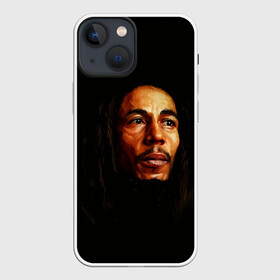 Чехол для iPhone 13 mini с принтом Bob Marley Art в Кировске,  |  | bob marley | reggi | reggy | боб марли | исполнители | исполнитель | музыка | регги