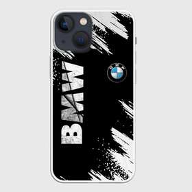 Чехол для iPhone 13 mini с принтом BMW GRUNGE | БМВ ГРАНЖ в Кировске,  |  | bmw | grunge | авто | автомобиль | бмв | гранж | краска | лого | логотип | марка | машина | модель | потертости