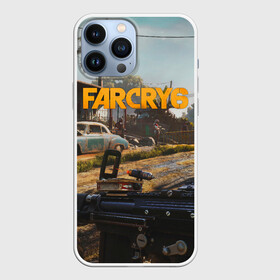 Чехол для iPhone 13 Pro Max с принтом Far Cry 6 game art в Кировске,  |  | Тематика изображения на принте: art | cry | dani | far | farcry | game | rojas | shooter | ubisoft | арт | дани | куба | рохас | фаркрай | яра