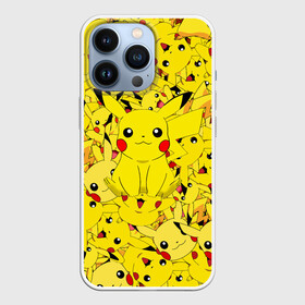 Чехол для iPhone 13 Pro с принтом ПИКАЧУ ПОКЕМОН PIKA PIKA в Кировске,  |  | animals | pika | pika pika | pikachu | pokemon | детектив пикачу | животные | звери | пика | пикачу | покемон