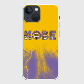 Чехол для iPhone 13 mini с принтом Коби Брайант (Kobe Bryant.) в Кировске,  |  | 24 | kobebryant | lakers | nba | баскетбол | баскетболист | коби брайант | лейкерс | нба | спорт
