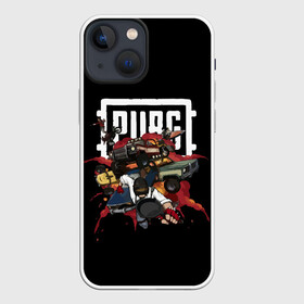 Чехол для iPhone 13 mini с принтом PUBG BATTLE в Кировске,  |  | battle royal | playerunknowns battlegrounds | pubg | пабг | пубг
