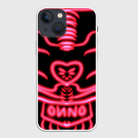 Чехол для iPhone 13 mini с принтом Neon and love в Кировске,  |  | neon | люблю | любовь | неон | неоновое сердечко | неоновое сердце | сердечко | сердце