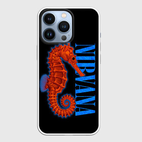 Чехол для iPhone 13 Pro с принтом NIRVANA SEAHORSE в Кировске,  |  | cobain | grunge | hardcore | horse | kurt | metal | music | nirvana | punk | retro | rock | sea | гранж | кобэйн | конек | курт | морской | музыка | нирвана | панк | рок