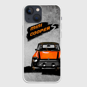 Чехол для iPhone 13 mini с принтом Maшина Mini в Кировске,  |  | Тематика изображения на принте: авто | грязь | лого | машина | мини