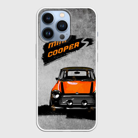 Чехол для iPhone 13 Pro с принтом Maшина Mini в Кировске,  |  | Тематика изображения на принте: авто | грязь | лого | машина | мини
