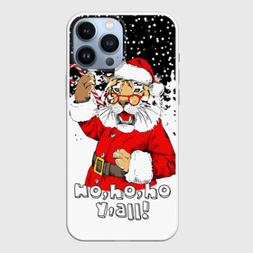 Чехол для iPhone 13 Pro Max с принтом Тигр в шубе Санта Клауса в Кировске,  |  | 2022 | fir forest | fur coat | happy new year | merry christmas | red hat | santa claus | snow | sweetness | tiger | year of the tiger | год тигра | еловый лес | красная шапка | новый год | очки | рождество | санта клаус | сладость | снег | тигр