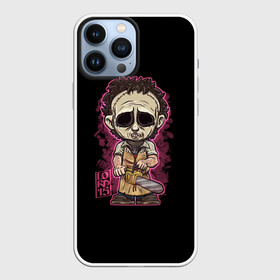 Чехол для iPhone 13 Pro Max с принтом кожаное лицо в Кировске,  |  | blood | chainsaw | evil | face | fear | halloween | human | hunter | leather | murderer | of | on | people | бензопила | зло | кожаное | кровь | лицо | людей | на | охотник | хэллоуин | человек