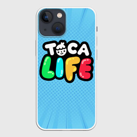 Чехол для iPhone 13 mini с принтом Toca Boca logo | Тока Бока логотип в Кировске,  |  | toca boca | детская игра | игра | лого | логотип | персонажи | прикоснуться ко рту | тока бока