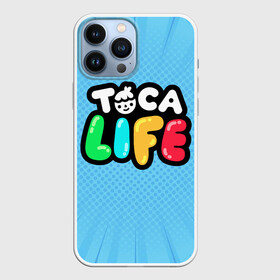 Чехол для iPhone 13 Pro Max с принтом Toca Boca logo | Тока Бока логотип в Кировске,  |  | toca boca | детская игра | игра | лого | логотип | персонажи | прикоснуться ко рту | тока бока