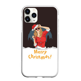 Чехол для iPhone 11 Pro матовый с принтом Снегурка (Merry Christmas) в Кировске, Силикон |  | christmas | merry christmas | santa claus | дед мороз | ёлка | зима | мороз | новый год | подарок | праздник | рождество | с новым годом | санта клаус | снегурочка | снежинки