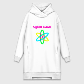 Платье-худи хлопок с принтом Squid Game Atom в Кировске,  |  | game | korea | netflix | ojingeo geim | squid game | али абдул | джун хо | док су | жизнь | игра | игра в кальмара | кальмар | кганбу | ки хун | кино | корея | криминал | кукла | ли чжон джэ | ми рён | нетфликс | розовый | рулетка