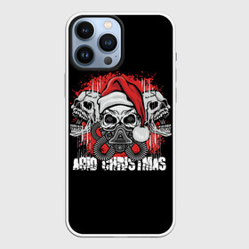 Чехол для iPhone 13 Pro Max с принтом Mary Christmas (черепа) в Кировске,  |  | christmas | merry christmas | santa claus | дед мороз | ёлка | зима | мороз | новый год | подарок | праздник | рождество | с новым годом | санта клаус | снегурочка | снежинки