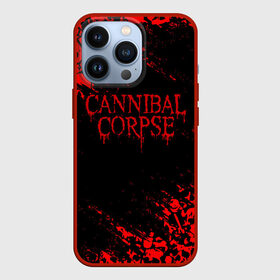 Чехол для iPhone 13 Pro с принтом CANNIBAL CORPSE КРАСНЫЕ ЧЕРЕПА в Кировске,  |  | cannibal | cannibal corpse | corpse | death metal | deathgrind | алекс уэбстер | брутальный дэт метал | дэт метал | дэтграйнд | каннибал корпс | кеннибал корпс | кэннибал корпс | пол мазуркевич | роб барретт | труп каннибала