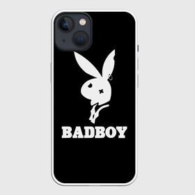 Чехол для iPhone 13 с принтом BAD BOY (секси) в Кировске,  |  | bad boy | erotic | love | playboy | заяц | кролик | любовь | плейбой | прикол | смешной | страсть | ххх | шутка | юмор