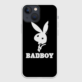 Чехол для iPhone 13 mini с принтом BAD BOY (секси) в Кировске,  |  | bad boy | erotic | love | playboy | заяц | кролик | любовь | плейбой | прикол | смешной | страсть | ххх | шутка | юмор