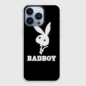Чехол для iPhone 13 Pro с принтом BAD BOY (секси) в Кировске,  |  | bad boy | erotic | love | playboy | заяц | кролик | любовь | плейбой | прикол | смешной | страсть | ххх | шутка | юмор