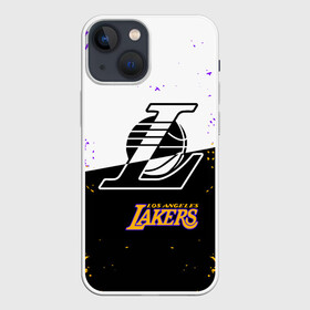Чехол для iPhone 13 mini с принтом Коби Брайант Los Angeles Lakers, в Кировске,  |  | 24 | kobebryant | lakers | nba | баскетбол | баскетболист | коби брайант | лейкерс | нба | спорт