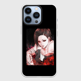 Чехол для iPhone 13 Pro с принтом Ghoul Ута в Кировске,  |  | Тематика изображения на принте: dead inside | ghoul | глаз | глаза | гули | гуль | дед инсайд | красный глаз | токийский гуль | чёрный глаз