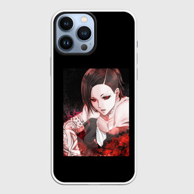 Чехол для iPhone 13 Pro Max с принтом Ghoul Ута в Кировске,  |  | Тематика изображения на принте: dead inside | ghoul | глаз | глаза | гули | гуль | дед инсайд | красный глаз | токийский гуль | чёрный глаз
